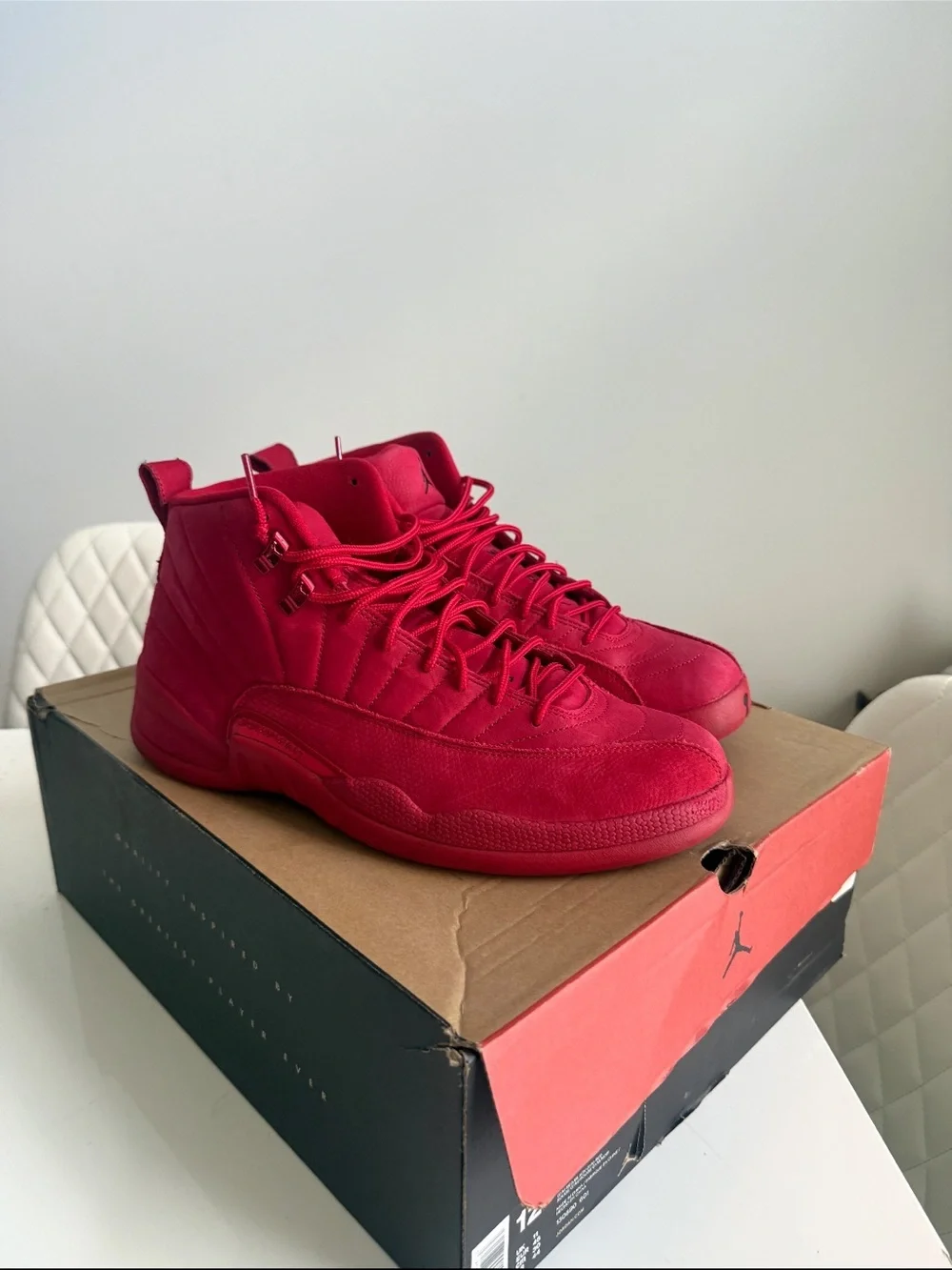 Jordan 12 Men’s Gym Red size 12 slightly used.